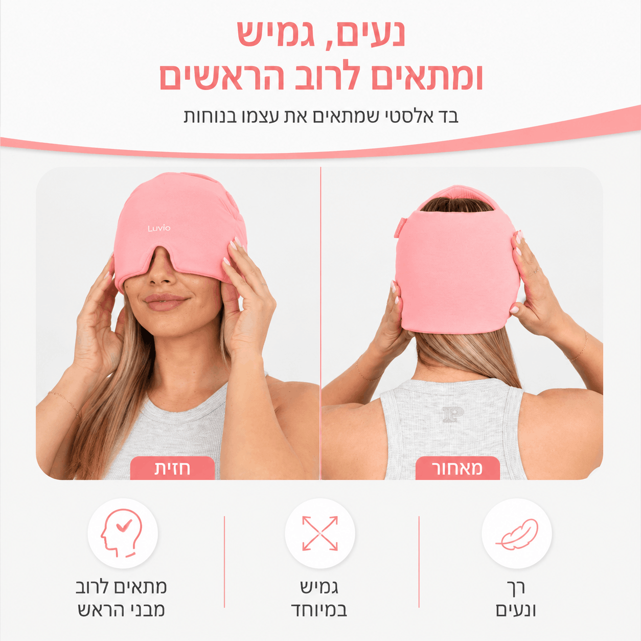 IceMask™ - להקלה מיידית במיגרנה